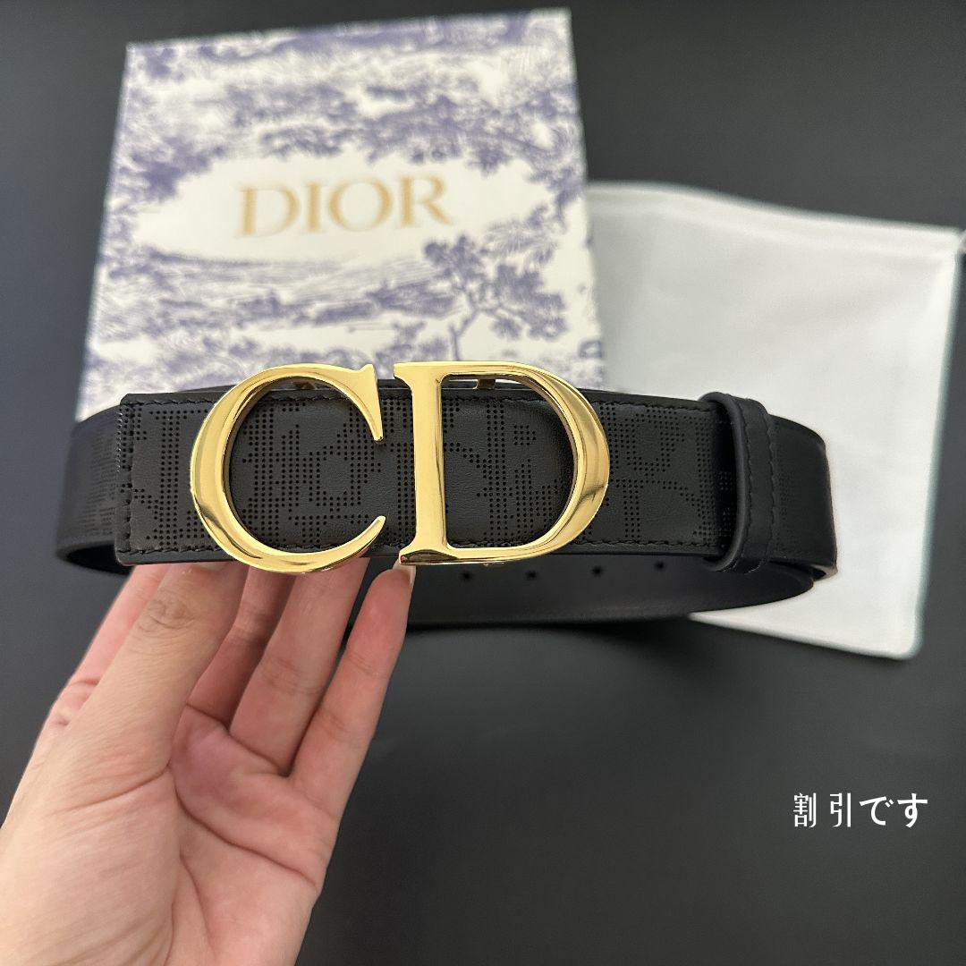 Dior ディオール CDロゴ リバーシブル ベルト レザー