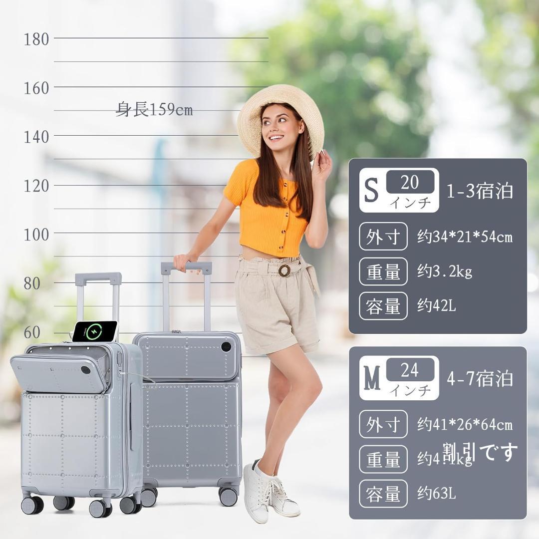 お買い得❗キルトタイプ スーツケース  Sサイズ　ネイビー❗