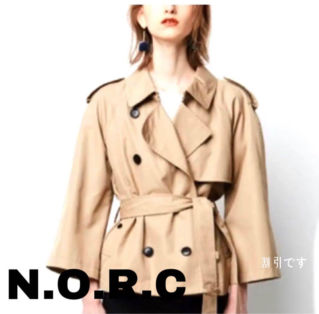 出群 N.O.R.C ノ－ク by the line ショートトレンチコート | dlp2018