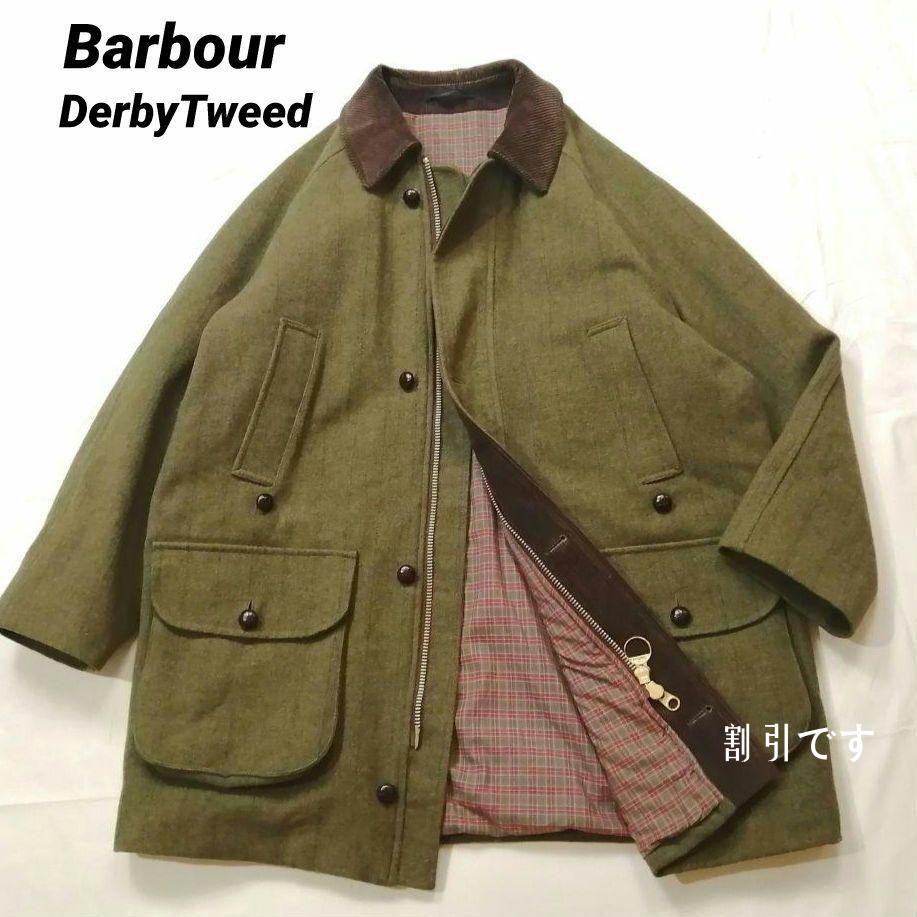 c42 Barbour Derby tweed バブアー　ダービーツイード裄丈91cm