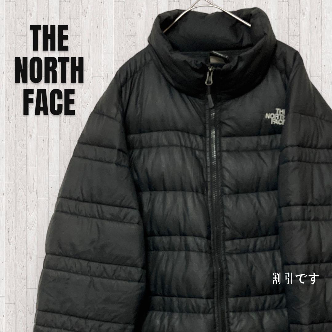 THE NORTH FACE フィル550 肉厚 ダウンベスト グレー-