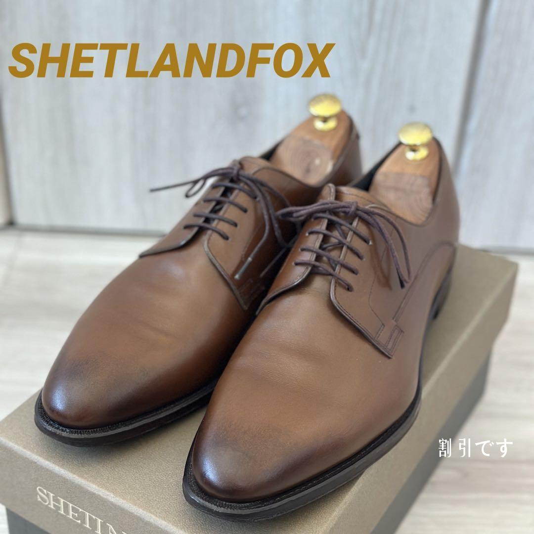 SHETLAND FOX シェットランドフォックス 革靴 7.5 25.5cm - ドレス ...